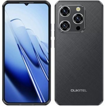 OUKITEL Telefon Mobil Oukitel WP52, Procesor Mediatek Dimensity 6100+ Octa-Core, IPS LCD Capacitive touchscreen 6.6, 4GB RAM, 256GB Flash, Camera Tripla 48 + 2 + 0.3 MP, 5G, Wi-Fi, Dual SIM, Android, Negru