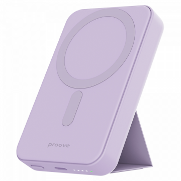 Proove Baterie Externa Wireless Proove Hyperion, 10000mAh, 20W, PD + FQI, 1 x QI - 1 x USB-C, Mov
