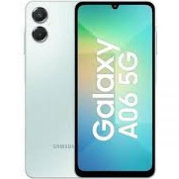 Samsung Telefon mobil Samsung Galaxy A06, Dual SIM, 128GB, 4GB RAM, 5G, 6.7 inch, Light Green