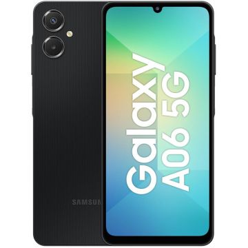 Samsung Telefon mobil Samsung Galaxy A06, MediaTek Dimensity 6300, 6.7, 6GB RAM, 128GB, Dual SIM, 5G, Negru