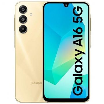 Samsung Telefon mobil Samsung Galaxy A16, Dual SIM, 4GB RAM, 128GB, 5G, Auriu