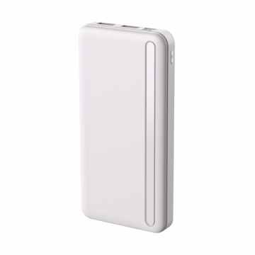 Setty Baterie Externa Setty PB1-101, 10000mAh, 10W, 2 x USB-A, Alba