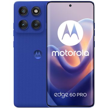 Smartphone Motorola Edge 60 Pro, 512GB, 12GB RAM, Dual SIM, 5G, 4-Camere, Pantone Dazzling Blue