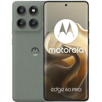 Smartphone Motorola Edge 60 Pro, OLED, 512GB, 12GB RAM, Dual SIM, 5G, 3x 50MP AI Cam, Baterie 6000 mAh, incarcare TurboPower 90W, Pantone Shadow