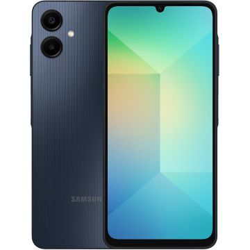 Smartphone Samsung Galaxy A06, 4G, 128GB, 6GB RAM, Dual SIM, Tri-Camera, Blue Black
