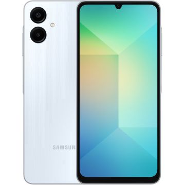 Smartphone Samsung Galaxy A06, 4G, 128GB, 6GB RAM, Dual SIM, Tri-Camera, Light Blue