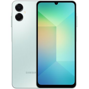 Smartphone Samsung Galaxy A06, 5G, 128GB, 6GB RAM, Dual SIM, Tri-Camera, Light Green