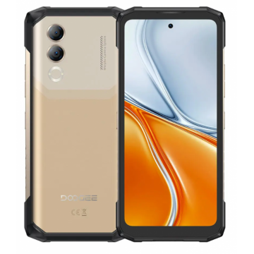 Telefon mobil DOOGEE Blade 20 Turbo, Auriu, 5G, 6.6   HD+ IPS 90Hz, 32GB RAM (8GB + 24GB extensibili), 256GB, Android 15, 50MP, Dimensity 7050 Octa-Core, 10300mAh, 33W, Face ID, NFC, Dual SIM