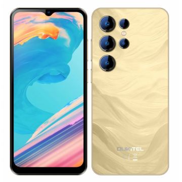 Telefon Mobil Oukitel C2, Auriu, 4G, 6.52   IPS, 16GB RAM (4GB RAM + 12GB Extensibili), 64GB ROM, 13MP, Android 14, Unisoc T606, OTG, Jack, 5000mAh, Dual SIM