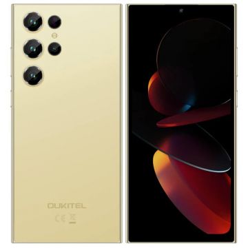 Telefon Mobil Oukitel C61 Pro, Auriu, 4G, 6.88   HD+ In-Cell IPS, 24GB RAM (8GB+16GB Extensibili), 256GB ROM, 13MP, Android 15, Unisoc Tiger T606, NFC, OTG, 5150mAh, 10W, Dual SIM