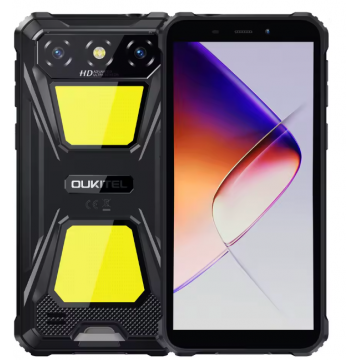 Telefon Mobil Oukitel G5, Negru, 4G, 6   IPS 60Hz, 16GB RAM(4GB+12GB Extensibili), 256GB ROM, 13MP, Android 14, Unisoc T310, Incarcare Inversa, OTG, Jack, 6300,  mAh, 10W, Dual SIM
