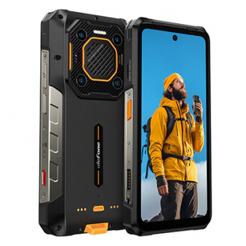 Telefon mobil Ulefone Armor 26 Ultra, 5G, 6.78   FHD+ 120Hz, 24GB RAM (12GB +12GB extensibili), 512GB ROM, Camera Quad 200MP+ 64MP Night Vision, Difuzor 121dB, Android 13, MediaTek D8020, 15600mAh-120W