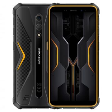 Telefon mobil Ulefone Armor X12 Pro Orange, 4G, IPS 5.45  , 8GB RAM (4GB + 4GB extensibili), 64GB ROM, Android 13, MediaTek Helio G36, NFC, 4860mAh, Dual SIM
