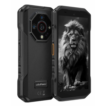 Telefon mobil Ulefone Armor X32 Pro, Negru, 5G, 5.65   LCD, 16GB RAM (8GB+8GB extensibili), 256GB ROM, Night Vision, 64MP+16MP, Android 14, Dimensity 6300, WiFi 6, NFC, 5500mAh, 18W, Dual SIM
