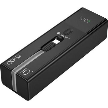 TRACER Acumulator extern Tracer Quant 10000mAh, 100W PD+QC, Negru