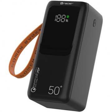 TRACER Baterie portabila Tracer VOUGE-5, 50000 mAh, 4 x USB-A, 1 x USB-C, Negru TRACER Baterie portabila Tracer VOUGE-5, 50000 mAh, 4 x USB-A, 1 x USB-C, Negru