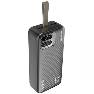 TRACER Powerbank, Tracer Blaze, 30000 mAh, PD 65W, Quick Charge 3.0, USB Type-C, Negru TRACER Powerbank, Tracer Blaze, 30000 mAh, PD 65W, Quick Charge 3.0, USB Type-C, Negru