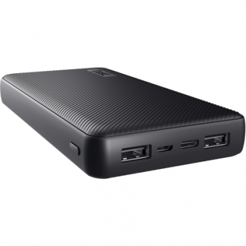 Trust Acumulator extern Trust Primo Eco 24676, 20000 mAh, Ultra-Thin, Negru
