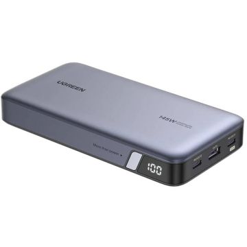 Ugreen Baterie externa Ugreen 25.000 mAh, 145W, USB-C USB-A, Gri