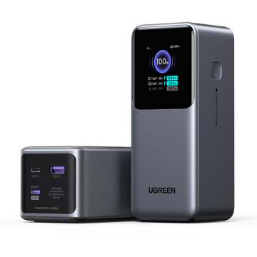 Ugreen Baterie externa UGREEN PB721 20.000 mAh 130W Digital Display Gri