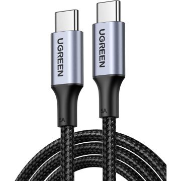 Ugreen Cablu Ugreen USB-C la USB-C 100W, Super Fast Power Delivery, 1m, Negru