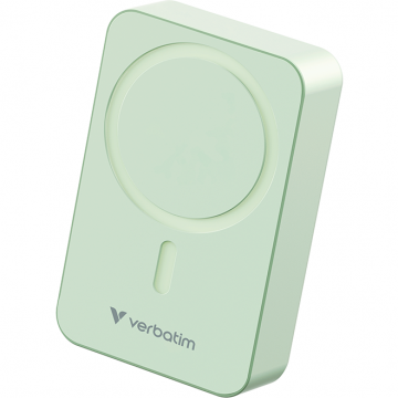 Verbatim Acumulator extern Verbatim 20000mAh C'n'G Essential GreenMagSafe/PD 3.0, QC 3.0, Apple 2.4A, BC1.2, DCP, AFC, Verde