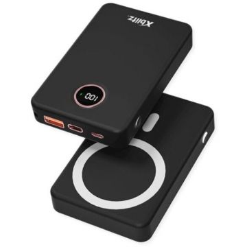 Xblitz Baterie externa XblitzMagboost,10 000mAh, Negru Xblitz Baterie externa XblitzMagboost,10 000mAh, Negru