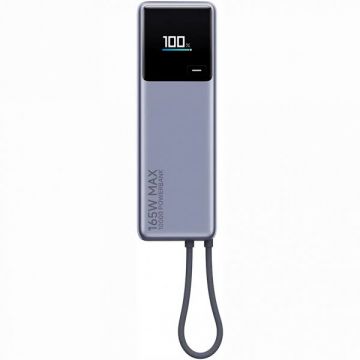 Xiaomi Baterie Externa Xiaomi, 10000mAh, 165W, PD, 2 x USB-C, Gri PB1165MI