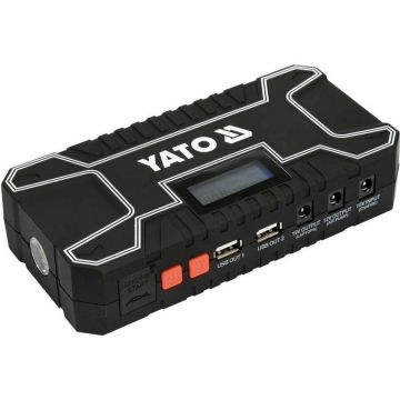 Yato Acumulator extern Yato YT-83082, pentru pornire motor si incarcare, 12000 mAh, Li-Ion, tensiune alimentare 3.7 V, Negru Yato Acumulator extern Yato YT-83082, pentru pornire motor si incarcare, 12000 mAh, Li-Ion, tensiune alimentare 3.7 V, Negru