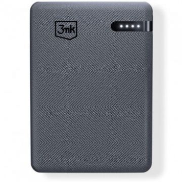 Acumulator Extern 5000mAh 12W  1 x USB-C Gri