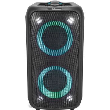 Boxa Portabila Miami 5.25 Bluetooth FM Radio Iluminare Negru