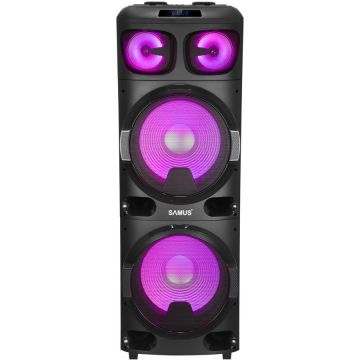 Boxa Portabila Phoenix 15 Bluetooth FM Radio Iluminare Negru