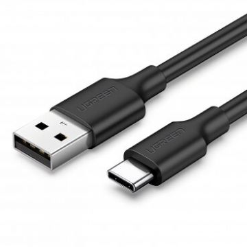 Cablu Date/Incarcare USB-A - USB-C US287 1.5m Negru