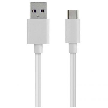 Cablu de Date si Incarcare USB la USB-C 2A 2m Alb