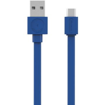 Cablu de Date USB2.0 la MicroUSB 1.5m Albastru