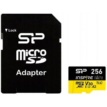 Card 256GB microSDXC Clasa 10 + Adaptor SD