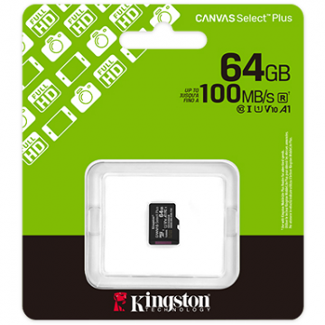 Card Canvas Select Plus Gen3 64GB MicroSDXC Clasa 10