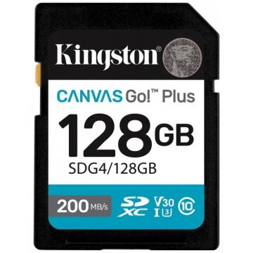 Card Memorie SDXC Canvas Go Plus Gen4 128GB C10 UHS-I U3 V30