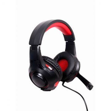 Casti Gaming cu Fir GHS-U-5.1-01 Microfon Conectare prin USB 2.0 Virtual 5.1 Sound Cablu 2M Negru