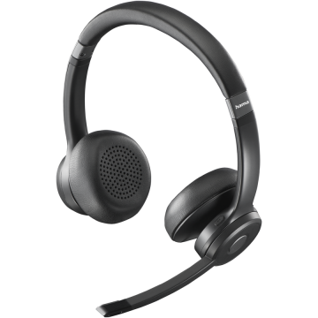 Casti Office / PC fara Fir BT700 cu Microfon Bluetooth Negru