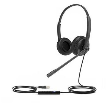 Casti UH34 Dual USB Pro Teams Negru