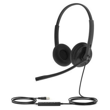 Casti UH34 Lite Dual USB Negru