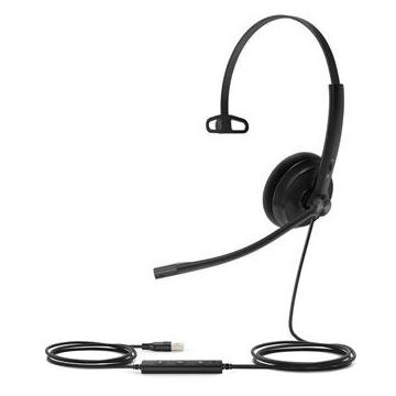 Casti UH34 Lite Mono USB Negru