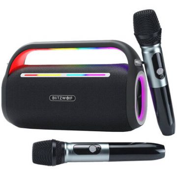 Difuzor Wireless BW-WA7 Karaoke 120W Autonomie 15h Negru