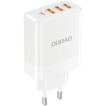 Incarcator A5HEU, USB-C si 3x USB, 20W, Alb Incarcator A5HEU, USB-C si 3x USB, 20W, Alb