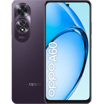 Smartphone Oppo A60, 256GB, 8GB RAM, Dual SIM, 4G, Tri-Camare, Midnight Purple Smartphone Oppo A60, 256GB, 8GB RAM, Dual SIM, 4G, Tri-Camare, Midnight Purple