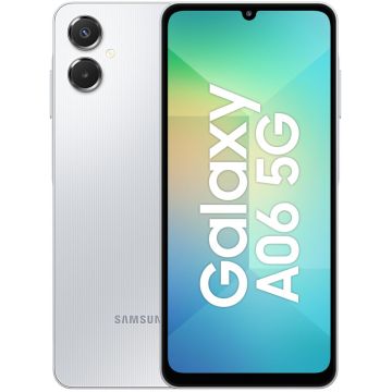 Smartphone Samsung Galaxy A06, 5G Edition, 128GB, 6GB RAM, Dual SIM, Baterie 5000 mAh Camera 50 MPX, Light Gray Smartphone Samsung Galaxy A06, 5G Edition, 128GB, 6GB RAM, Dual SIM, Baterie 5000 mAh Camera 50 MPX, Light Gray