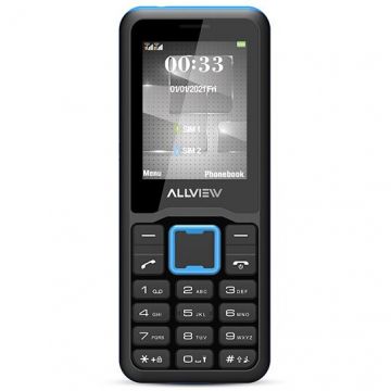 Telefon M30STARK Dual Sim 2G Negru Cu Insertie Albastra