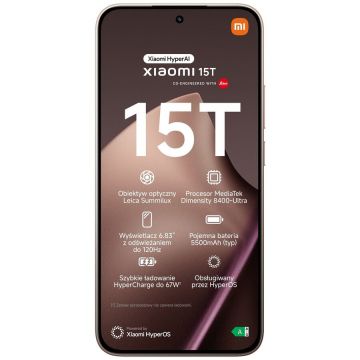Telefon mobil 15T 512GB 12GB RAM Dual Sim 5G Rose Gold