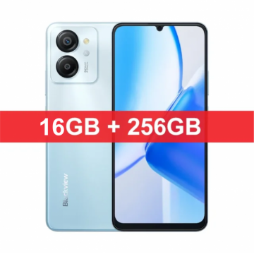 Telefon mobil Blackview Color 8 Blue, 4G, 6.75   HD+ 90Hz, 16GB RAM (8GB + 8GB extensibili), 256GB ROM, 50MP, Android 13, Unisoc T616, 6000mAh, Dual SIM Telefon mobil Blackview Color 8 Blue, 4G, 6.75   HD+ 90Hz, 16GB RAM (8GB + 8GB extensibili), 256GB ROM, 50MP, Android 13, Unisoc T616, 6000mAh, Dual SIM
